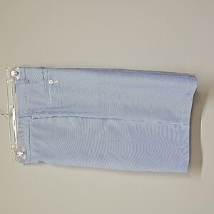 Mens PRO TOUR Cool Play Golf Shorts blue & white stripe seersucker size 40